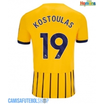 Camisa de time de futebol Brighton Charalampos Kostoulas #19 Replicas 3º Equipamento 2025-26 Manga Curta